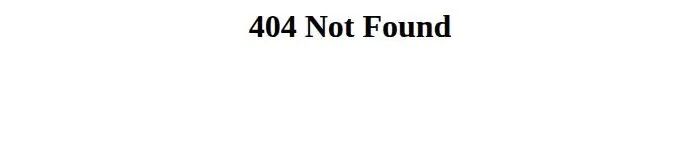 Blank browser page at polyai.ai showing only the heading 404 Not Found